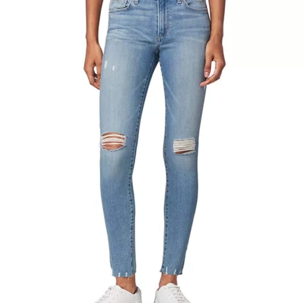 Joe's Jeans Light Blue Skinny Distressed Jeans